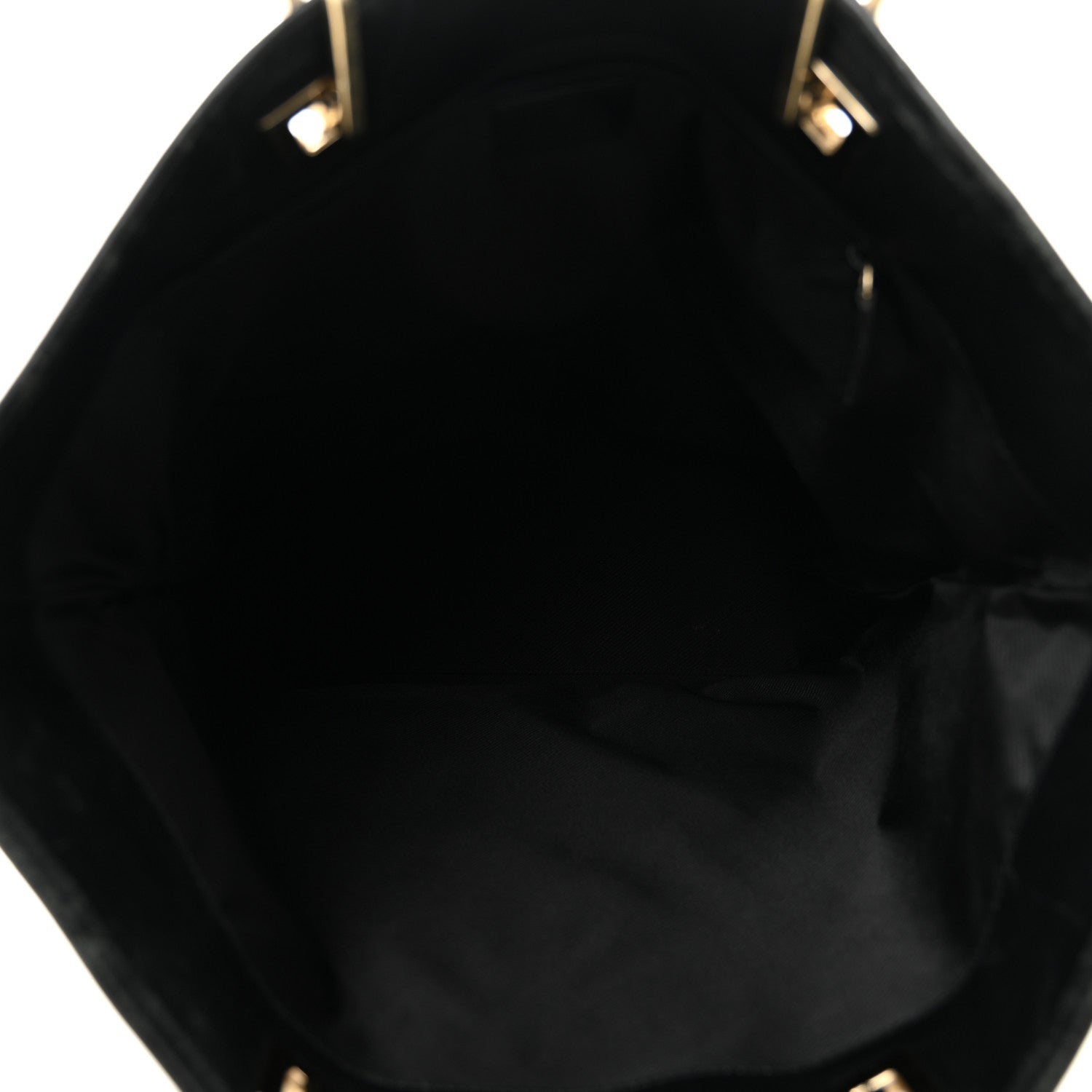 Monogram Large Bucket Tote Black