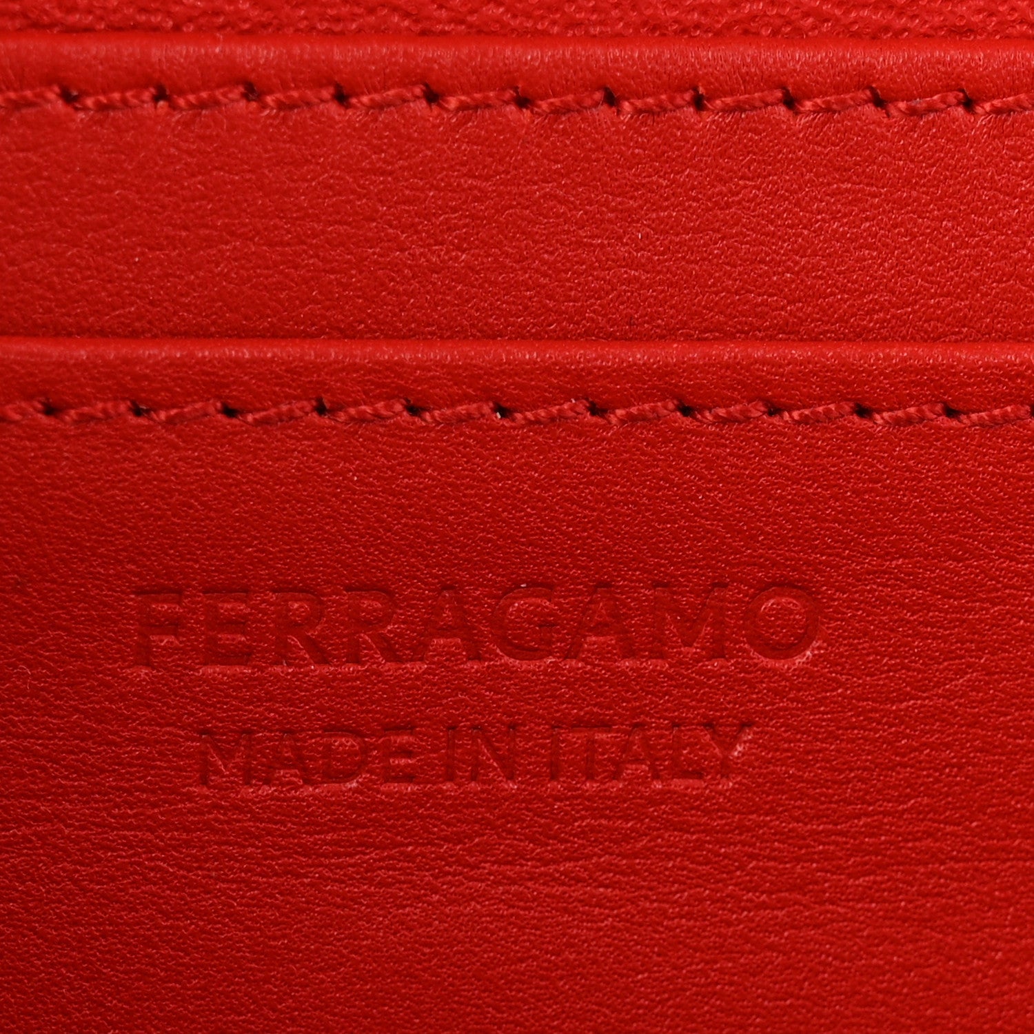 Brushed Calfskin Mini Geometric Clutch Bag Flame Red