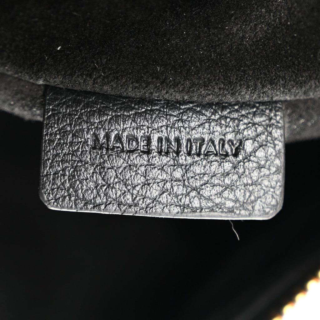 Supple Calfskin Cuir Triomphe Small Heloise Shoulder Bag Black