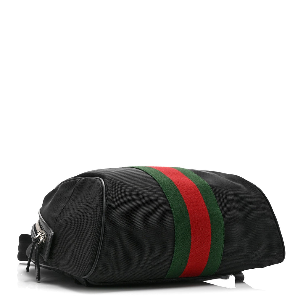 Techno Canvas Web Backpack Black