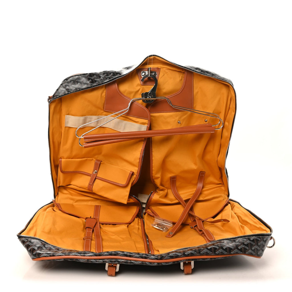 Goyardine Porte-Habits Garment Bag Black Gold