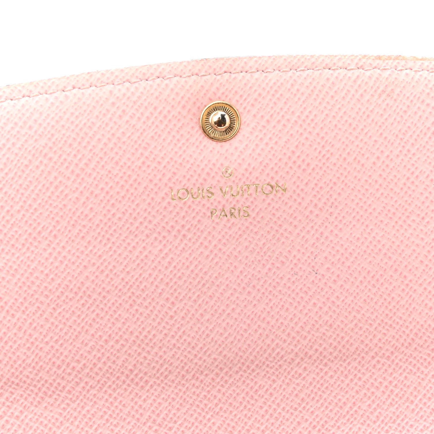 Monogram Emilie Wallet Rose Ballerine