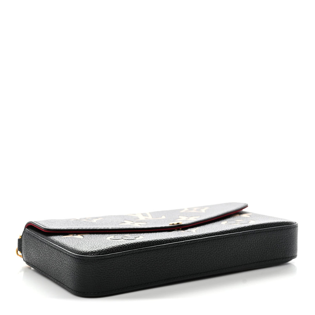 Empreinte Monogram Giant Felicie Pochette Black Beige