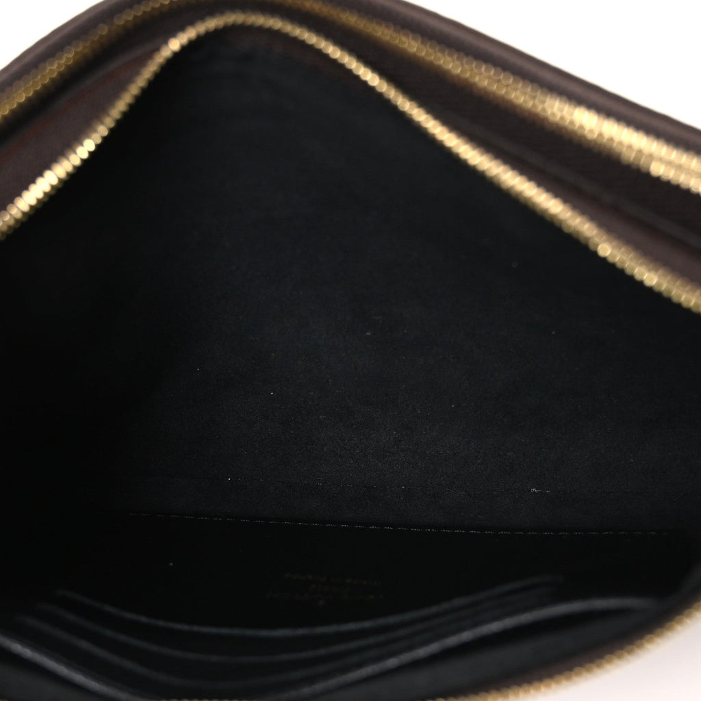 Reverse Monogram Giant Double Zip Pochette
