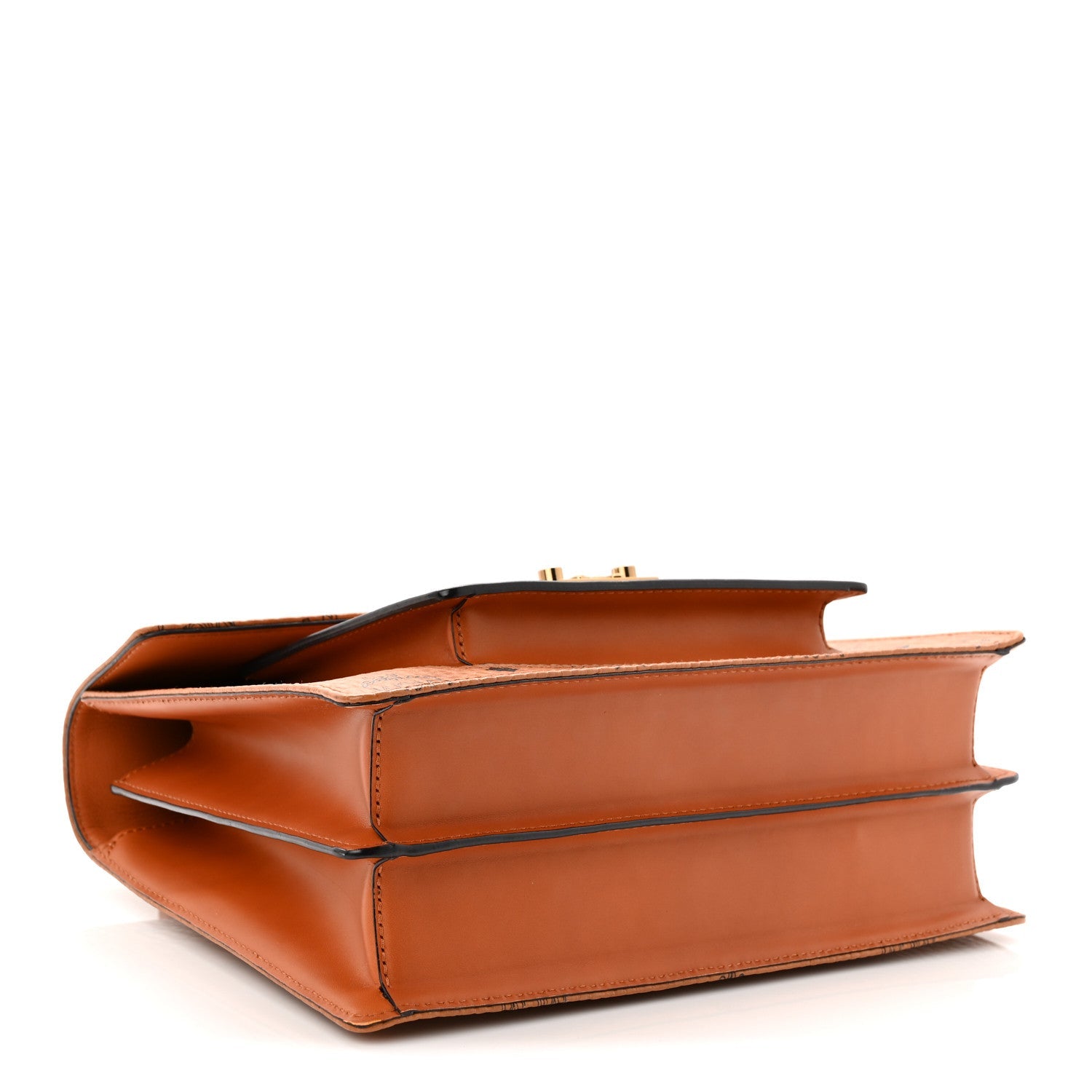 Visetos Medium Patricia Pocket Satchel Cognac