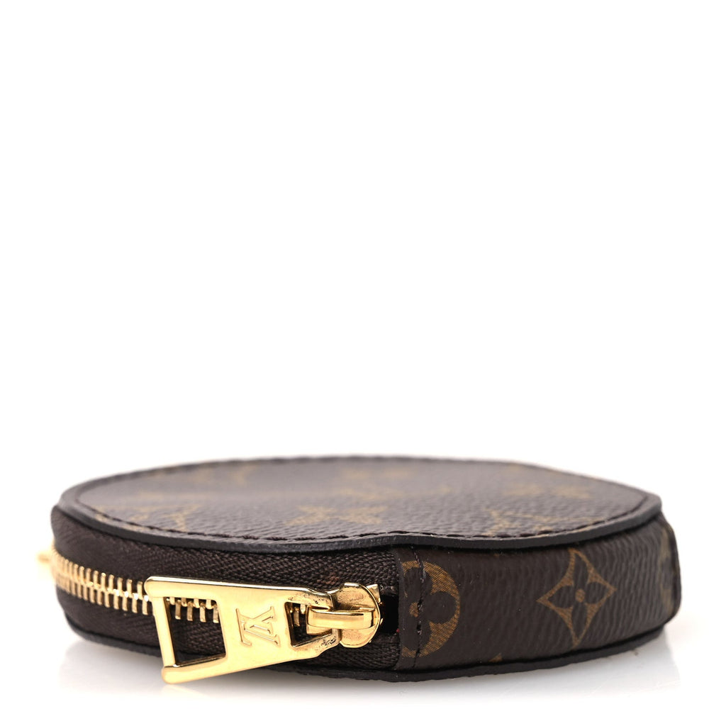 Monogram OnTheGo East West Round Coin Purse Red