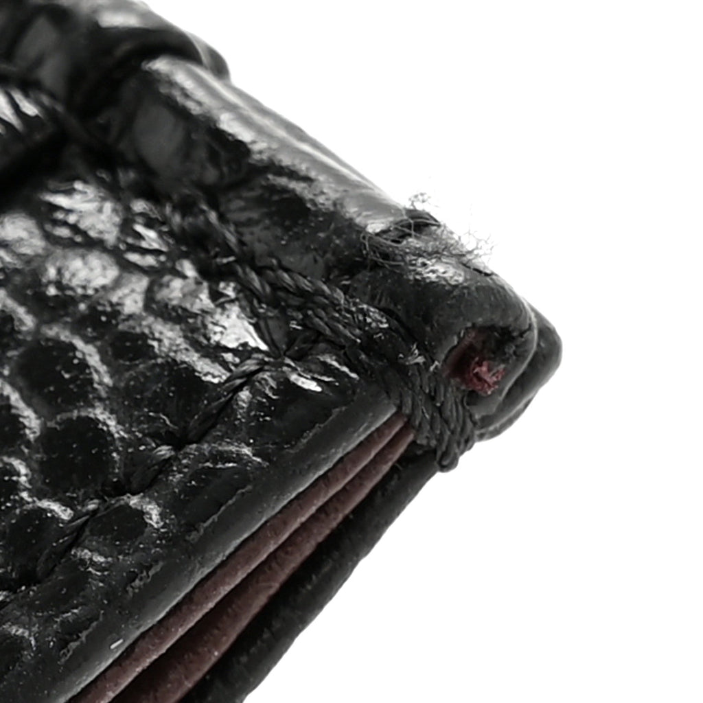Caviar Quilted  Holder Black