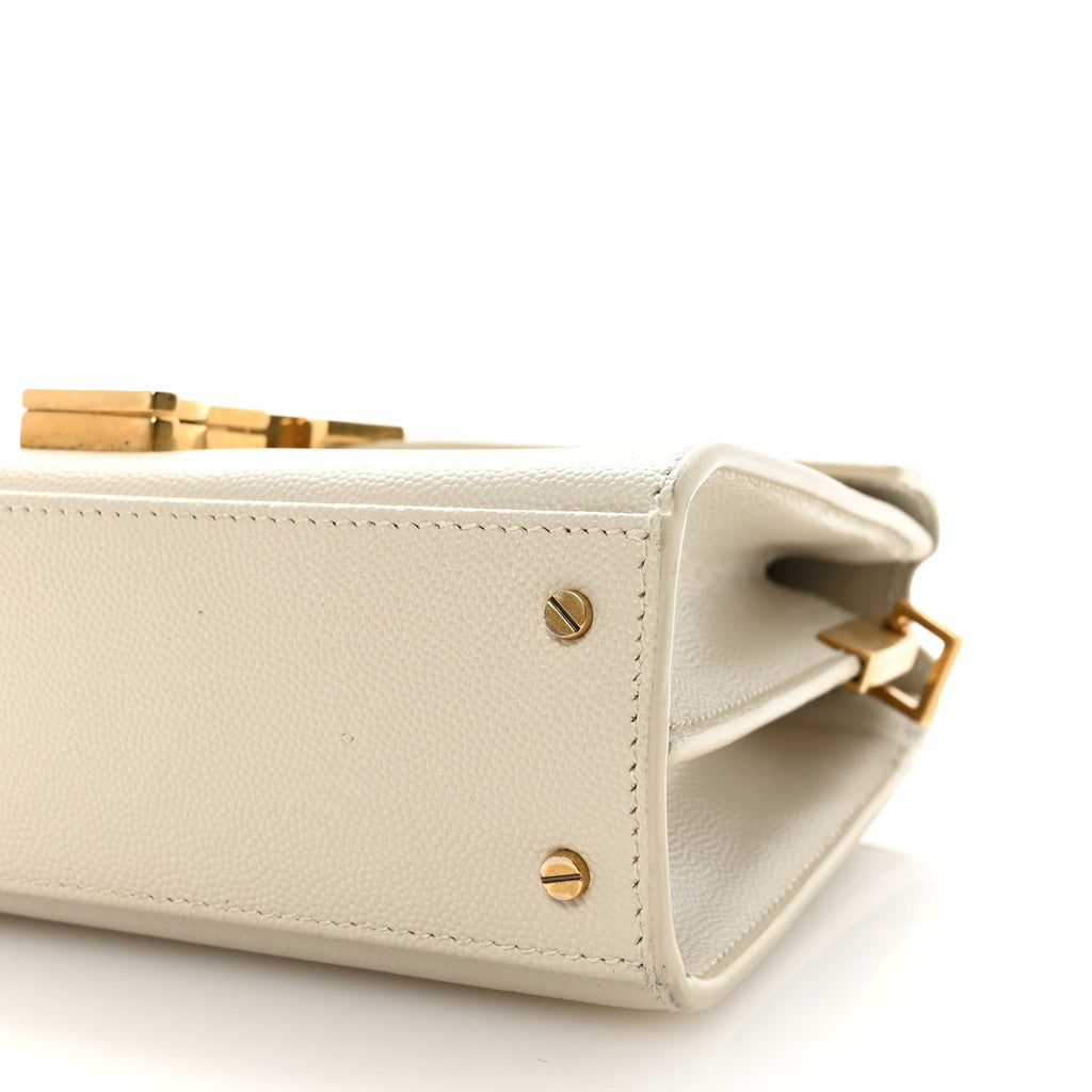 Grain de Poudre Mini Classic Monogram Cassandra Top Handle Vintage White