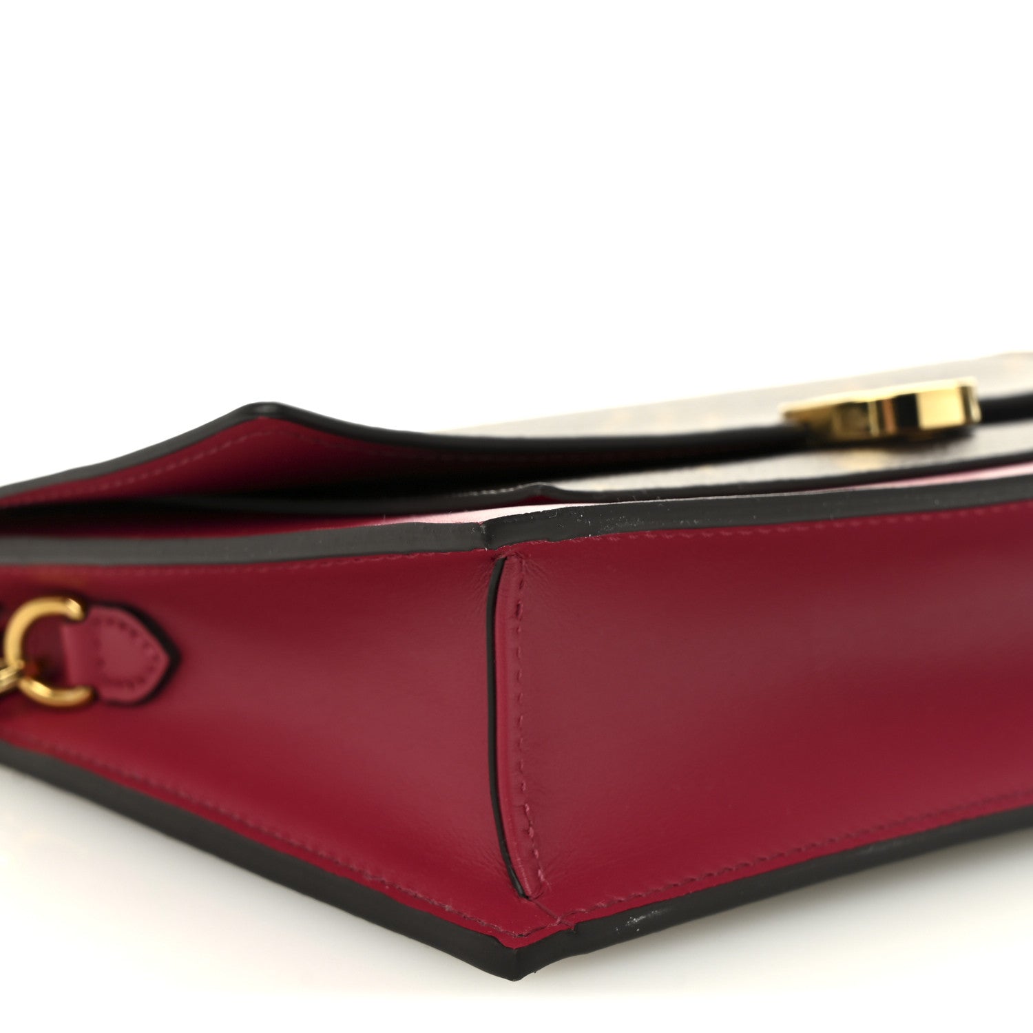 Monogram Flore Chain Wallet Fuchsia