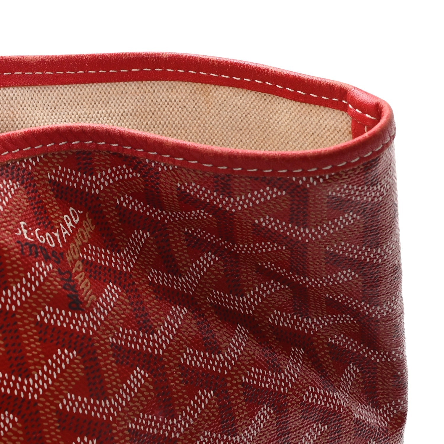 Goyardine Saint Louis PM Red