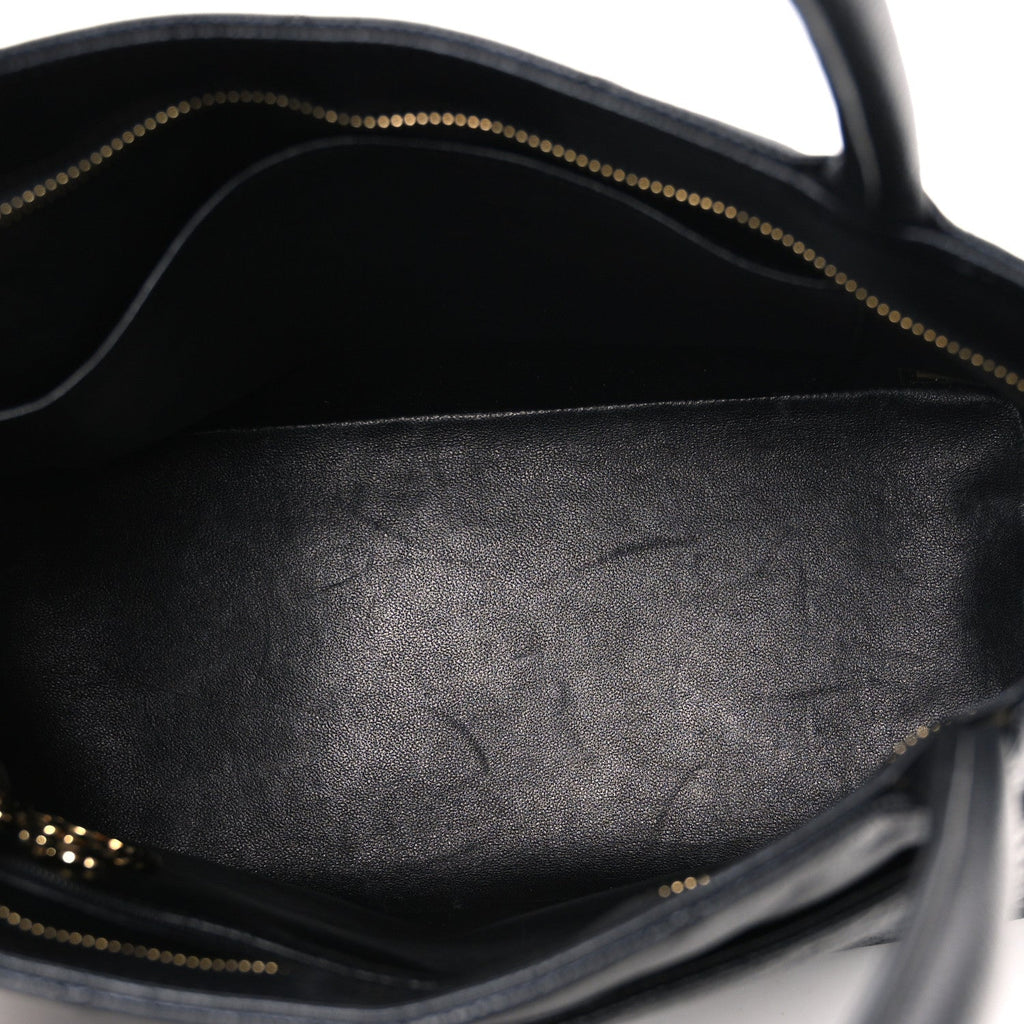 Caviar Quilted Medallion Tote Black