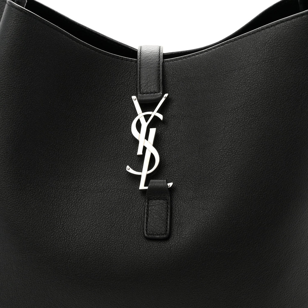 Smooth Calfskin Large Le 5 A 7 Soft Hobo Black