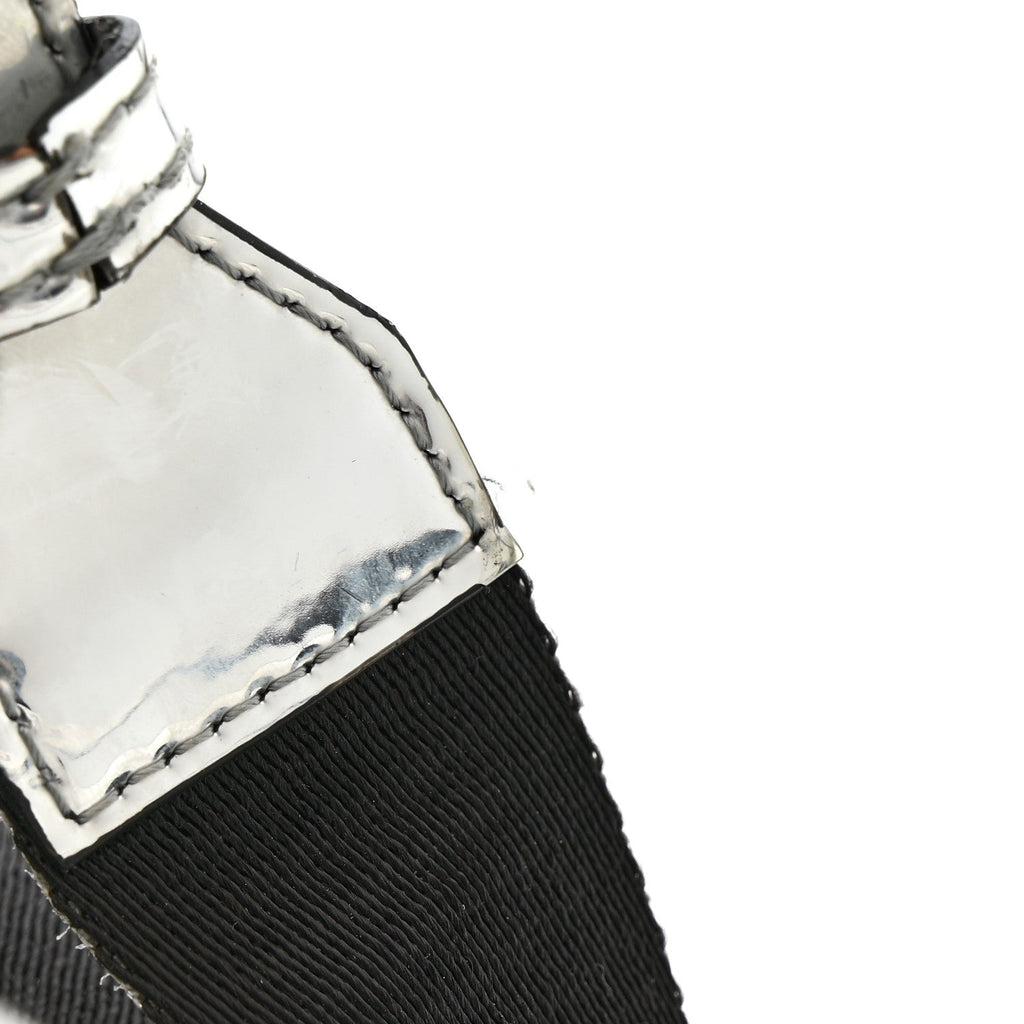 Patent Mirror Binder Clip Camera Belt Bag Silver