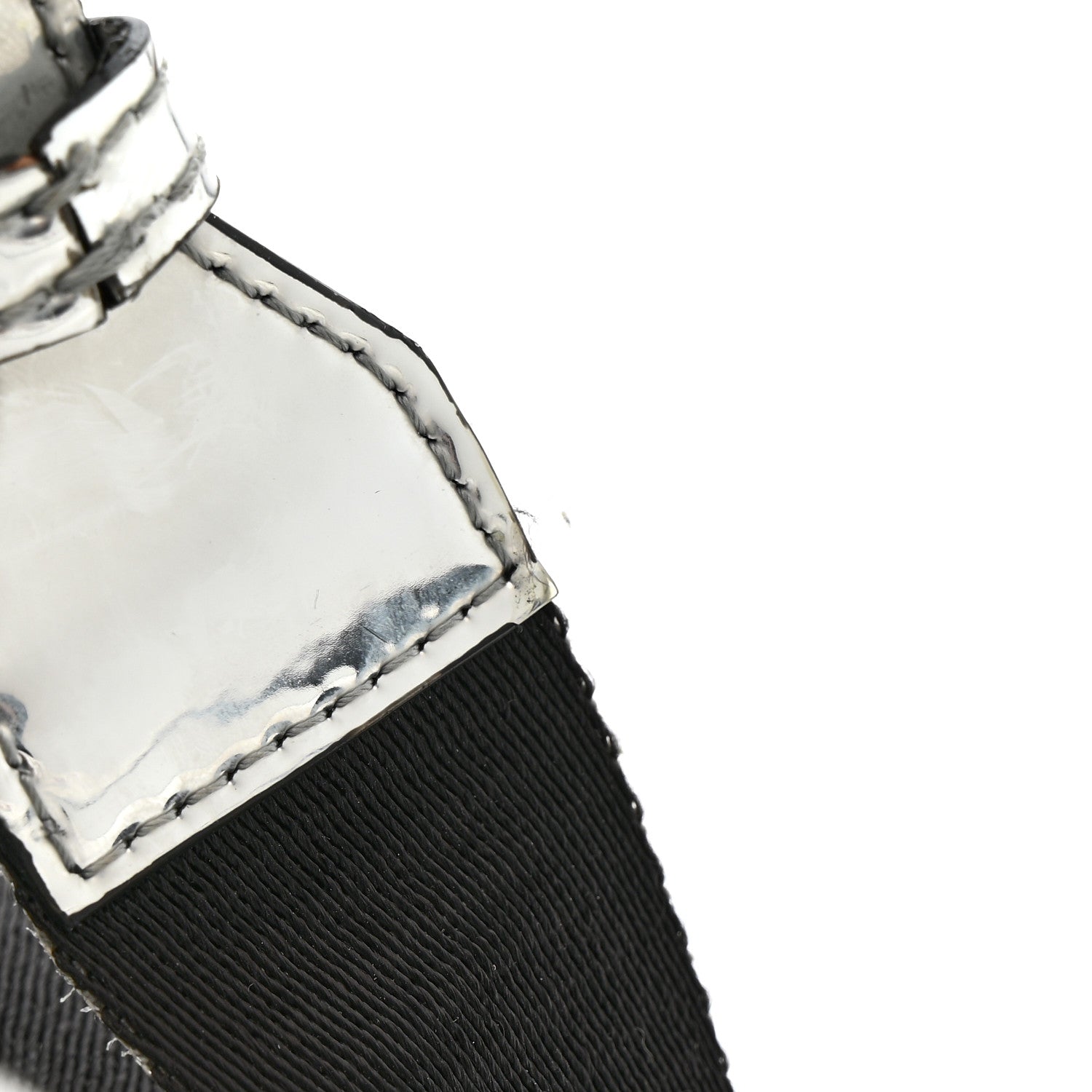 Patent Mirror Binder Clip Camera Belt Bag Silver