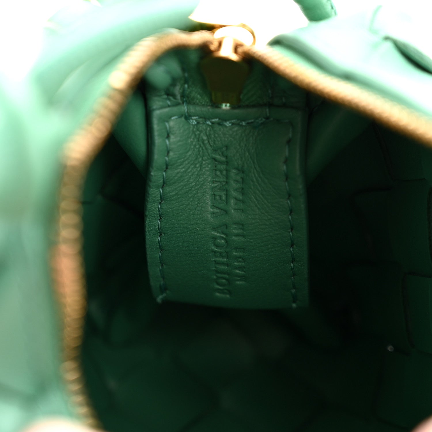 Nappa Intrecciato Candy Loop Camera Bag Mermaid