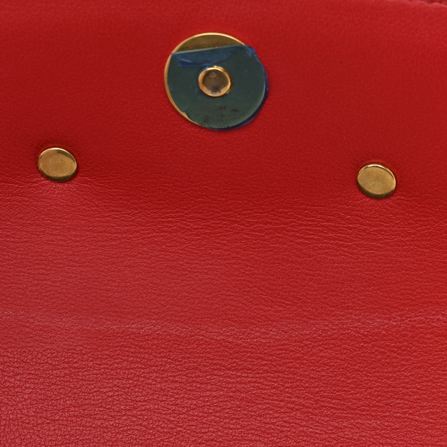 Calfskin Small Supervee Crossbody Bag Rouge Pur