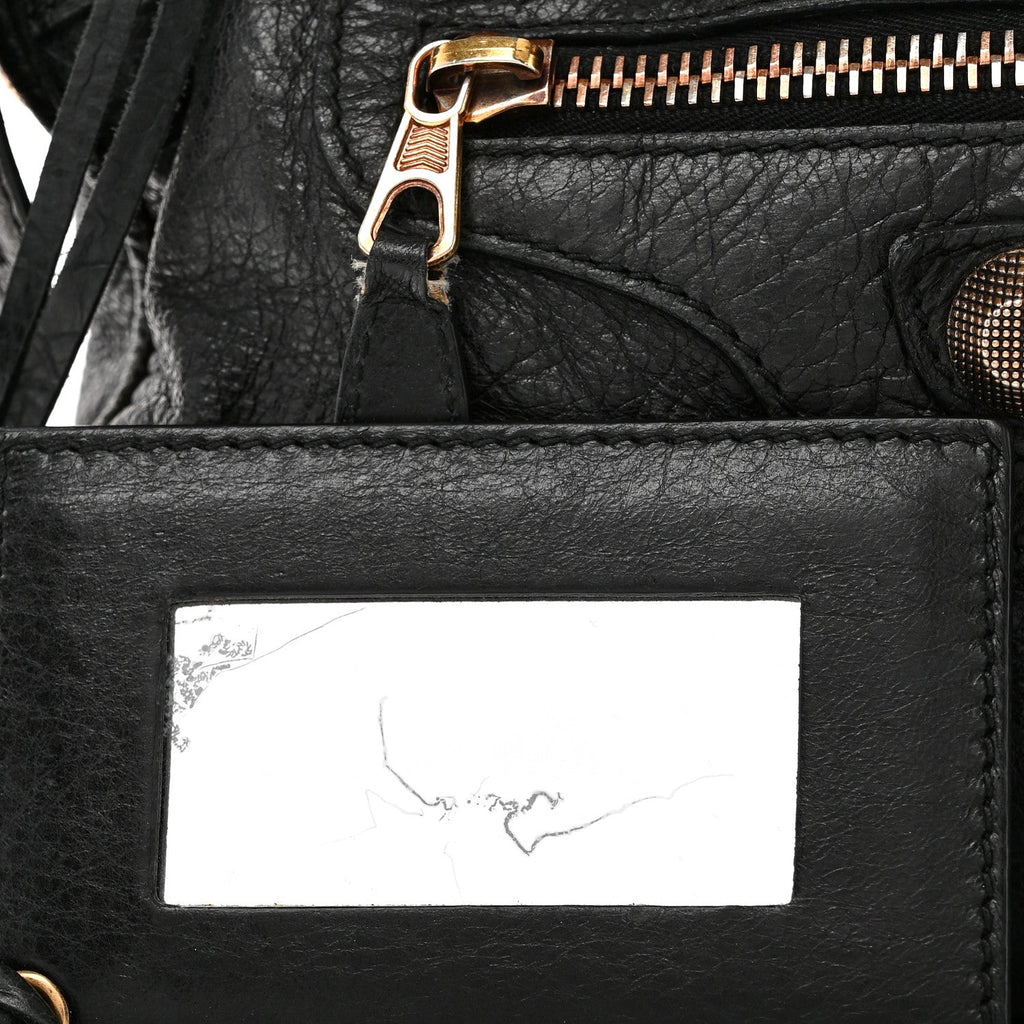 Agneau Giant 21 Rose Gold Hardware City Black