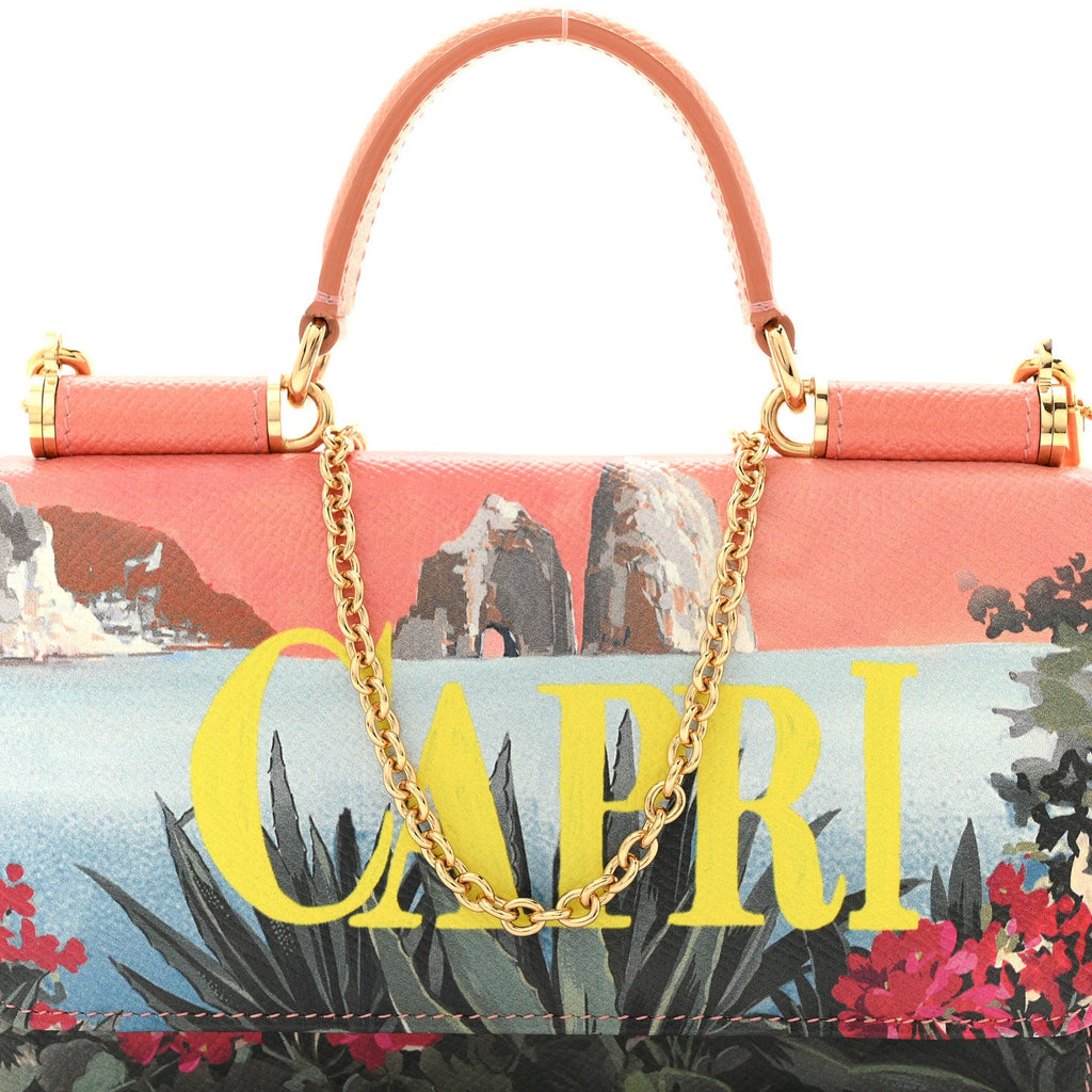 Dauphine Capri Printed Mini Von Bag Multicolor