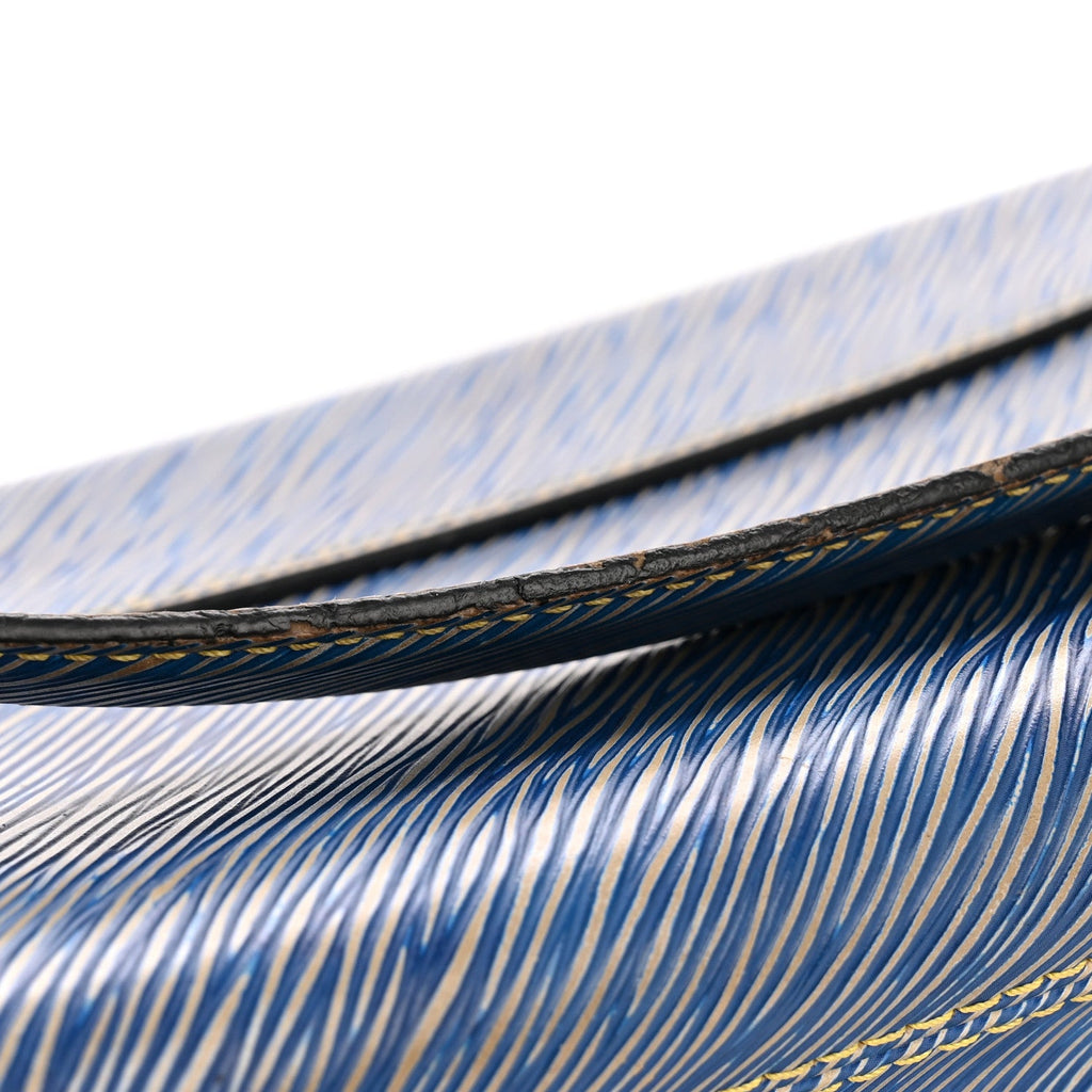 Epi Twist Shoulder Bag MM Denim Light