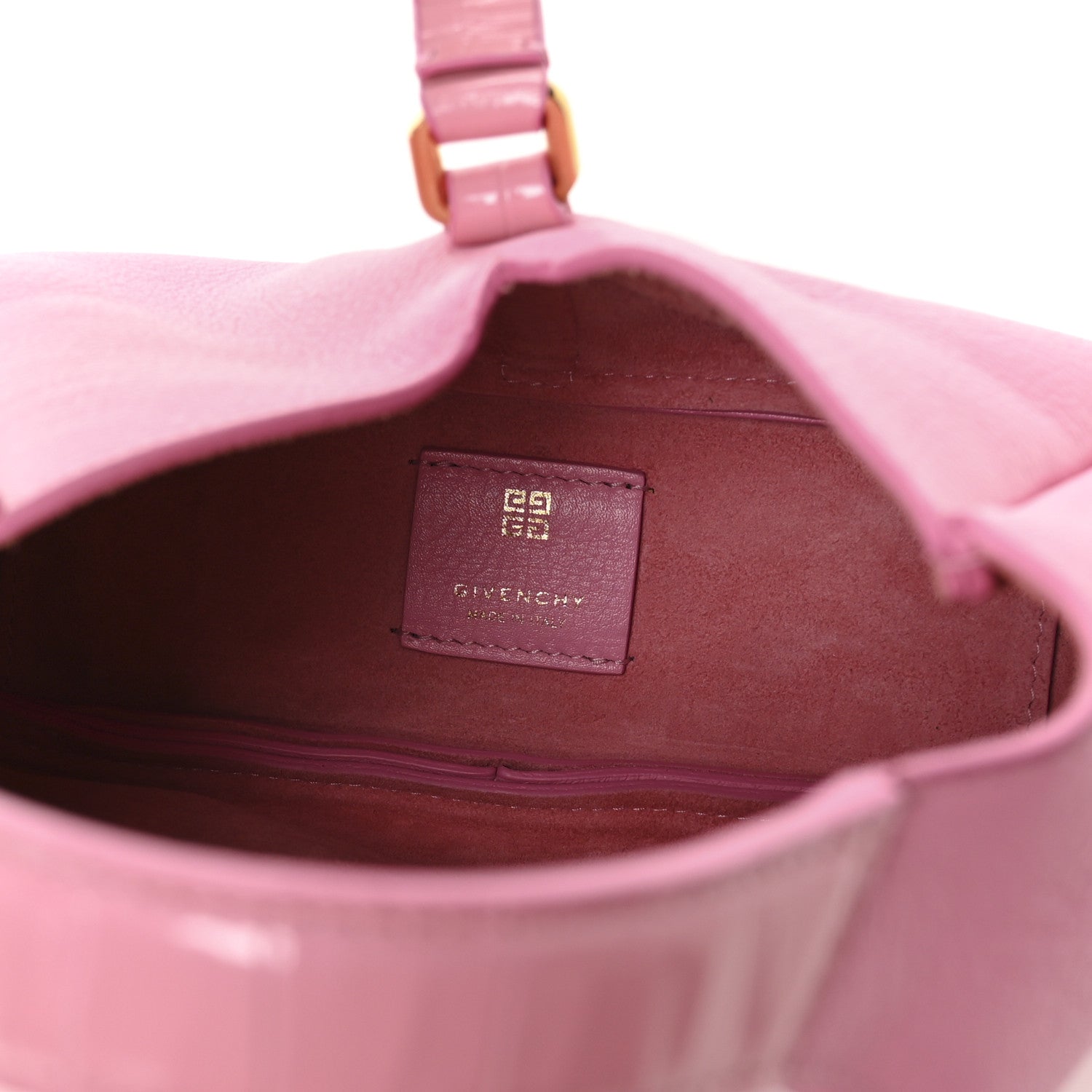 Grained Calfskin Mini G-Lock Hobo Pink