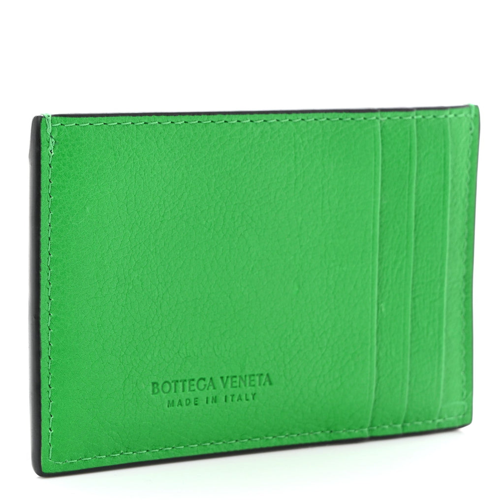 Nappa Intreccio Cassette Credit  Holder Parakeet