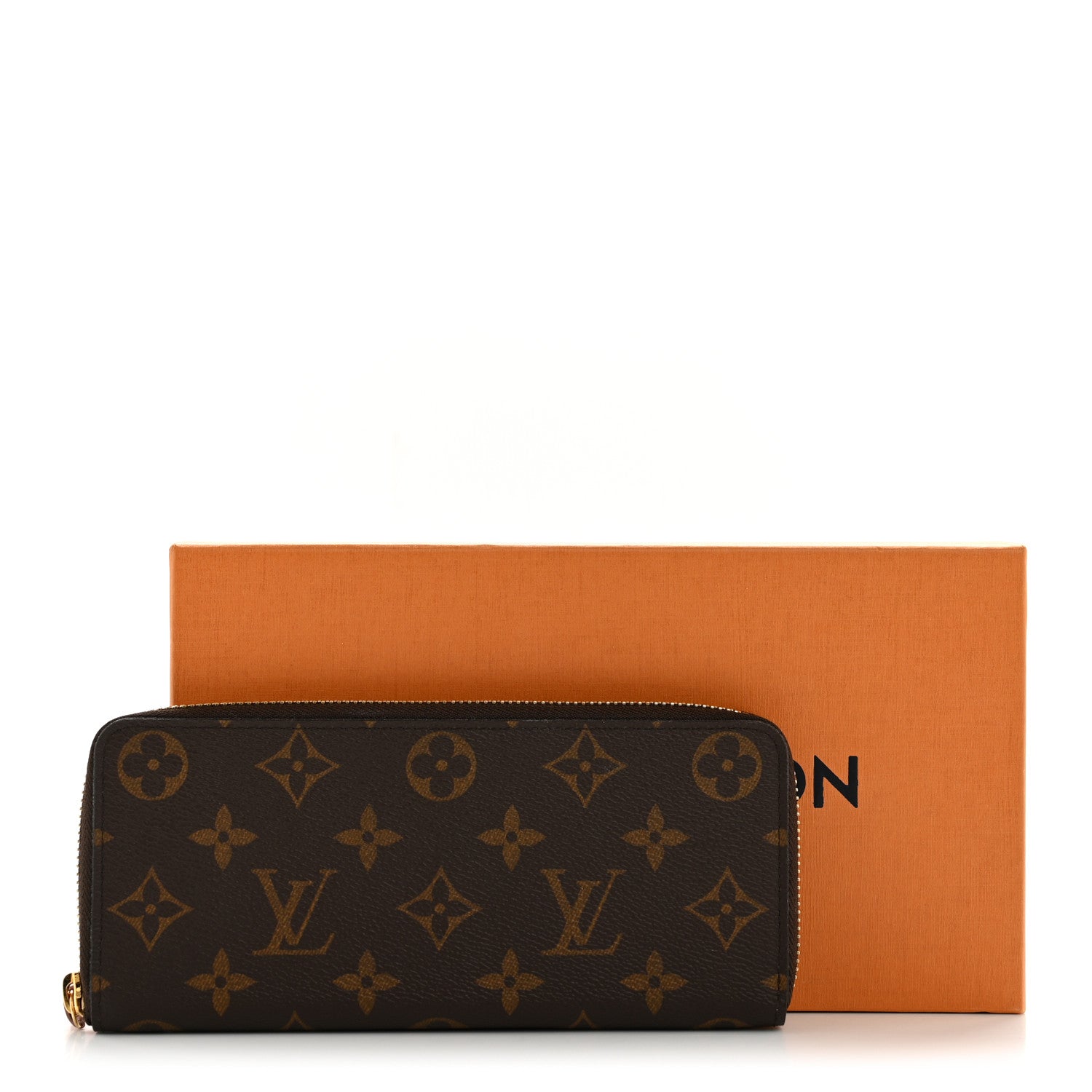 Monogram Clemence Wallet Rose Ballerine
