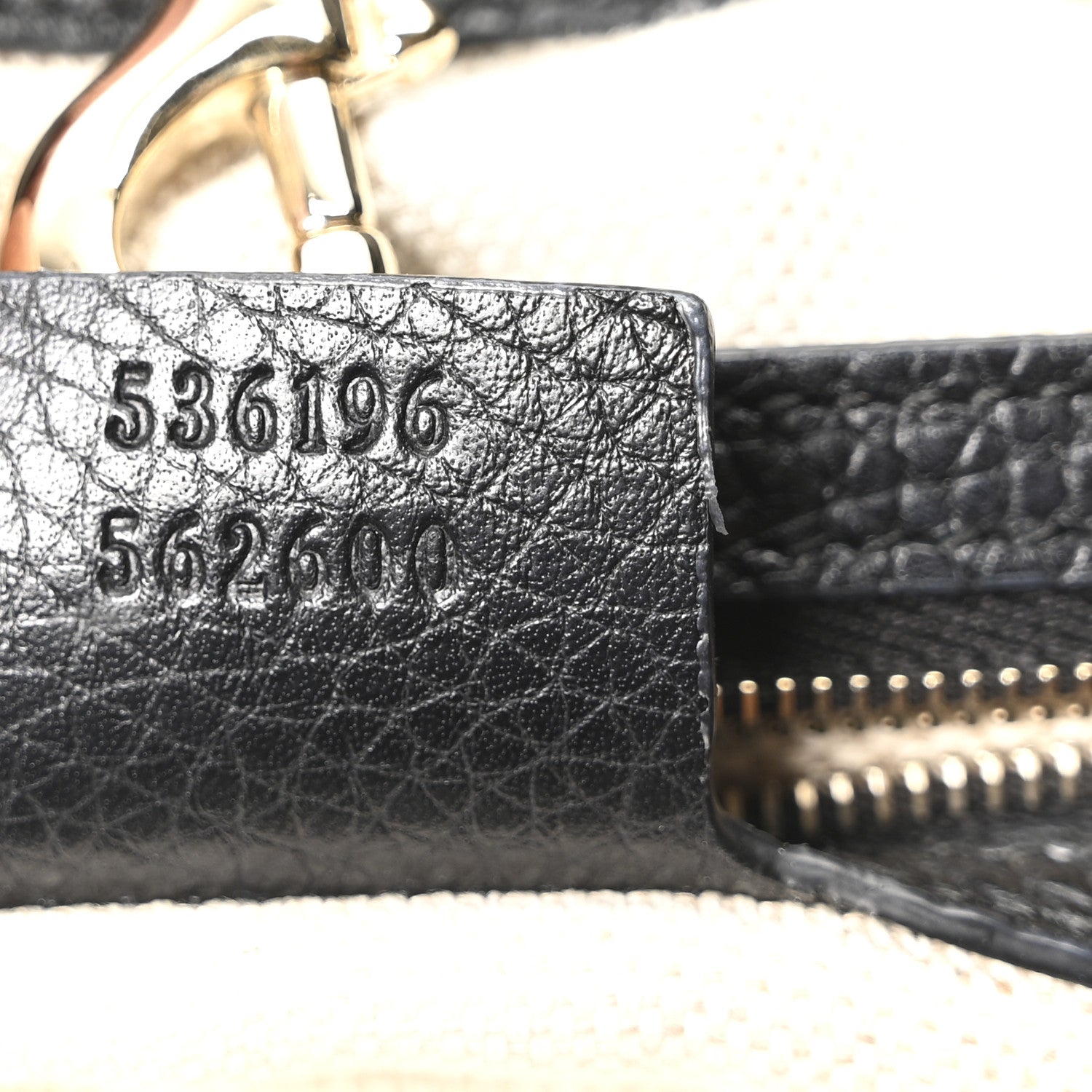 Pebbled Calfskin Medium Soho Chain Shoulder Bag Black