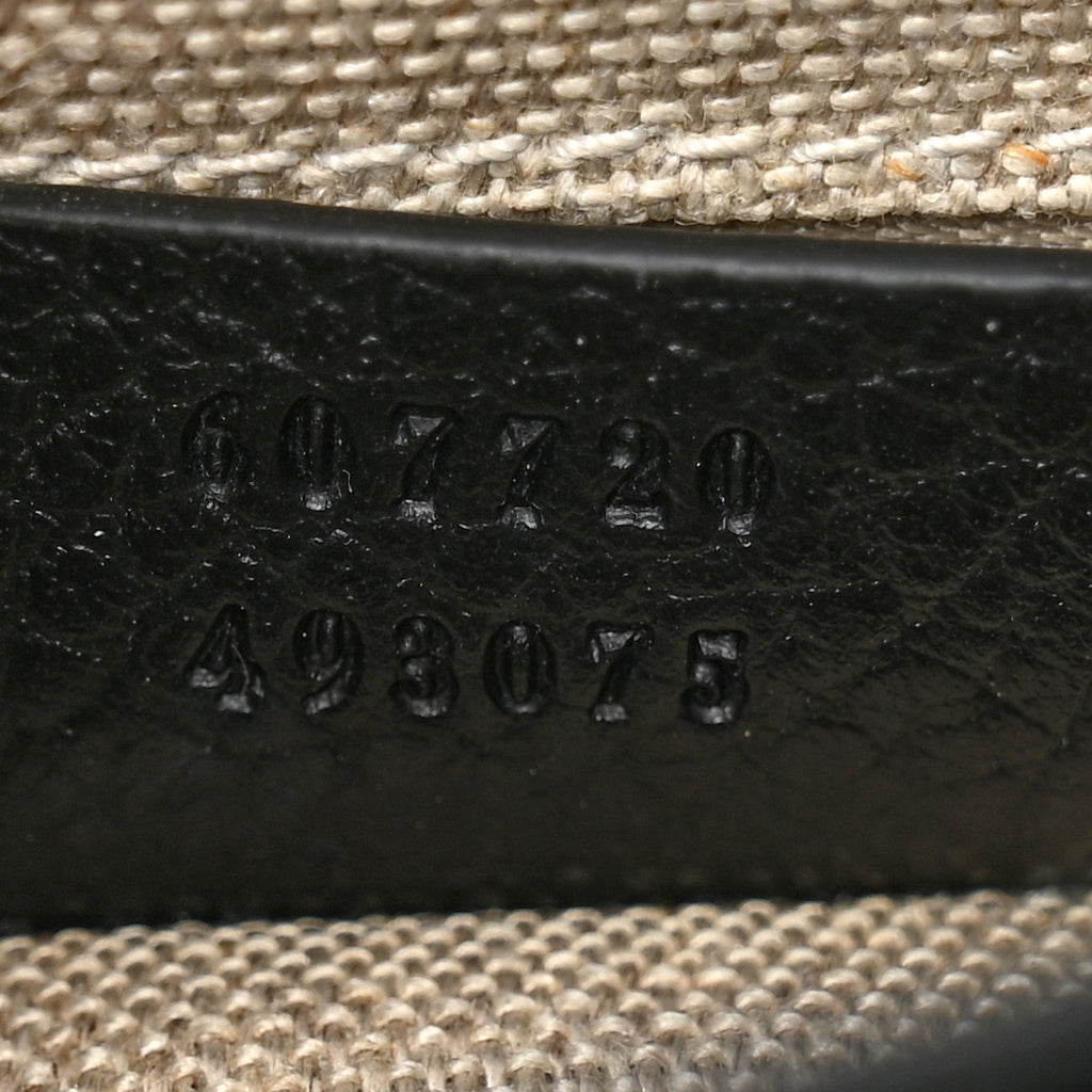 Dollar Calfskin Interlocking G Crossbody Bag Black