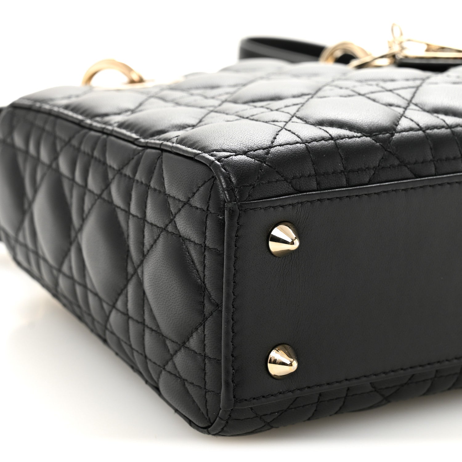 Lambskin Cannage Small My ABCDior Lady Dior Black