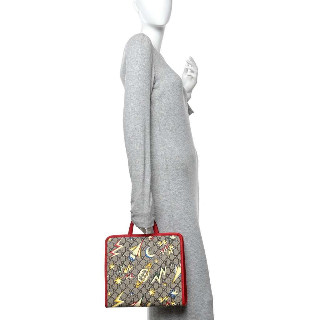 GG Supreme Monogram Space Childrens Tote