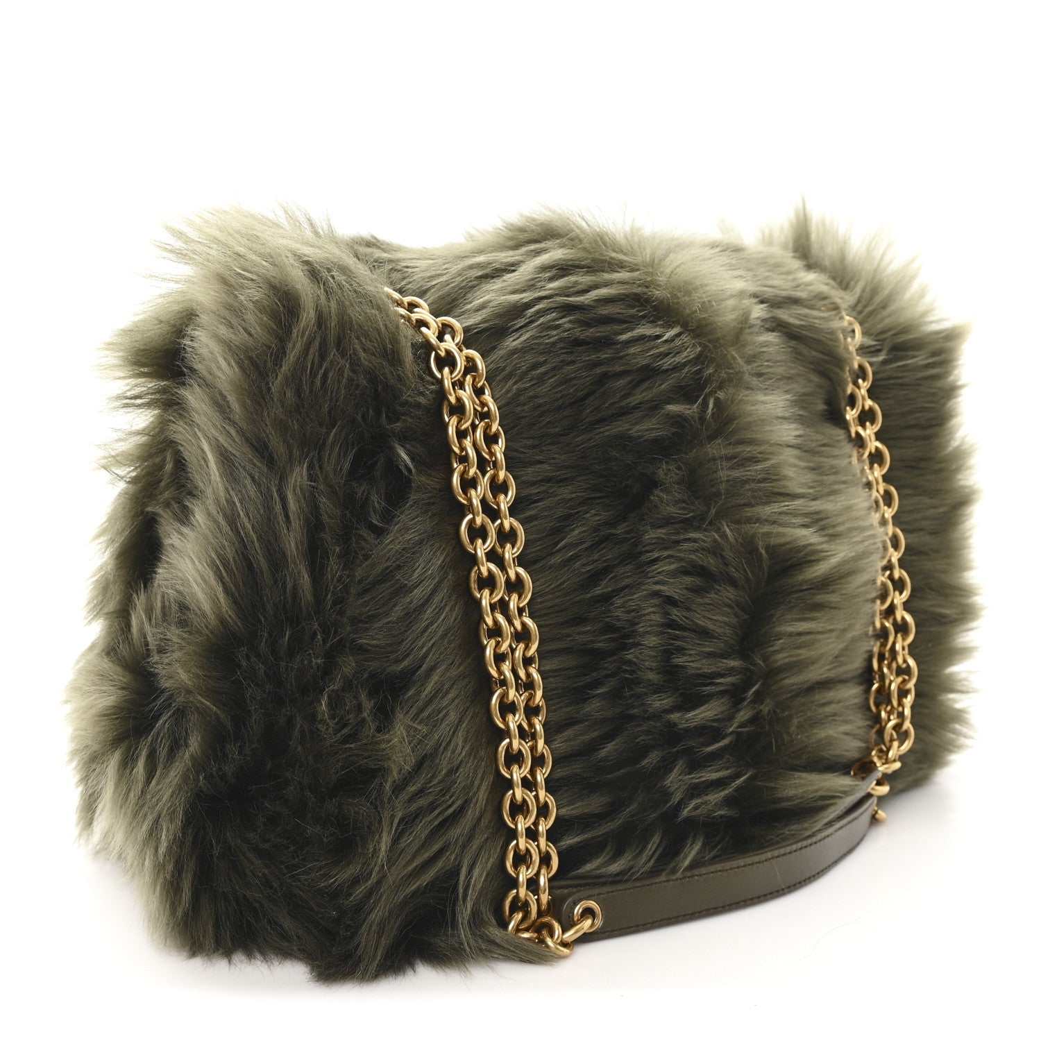 Shearling Fur Medium Jamie 4.3  Olive Ranch Dark Olive Ranch
