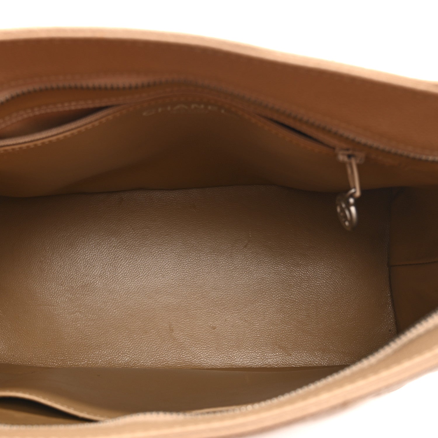 Caviar Quilted Medallion Tote Beige