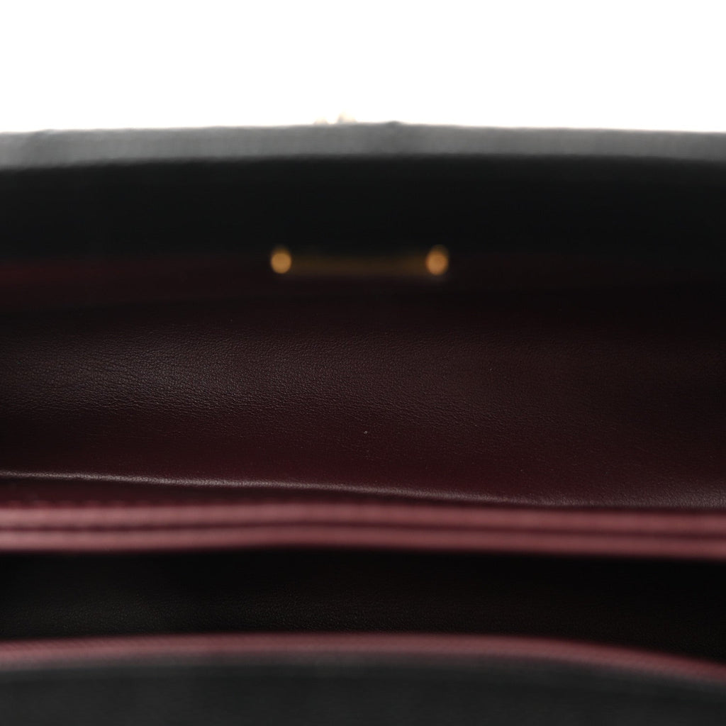 Caviar Quilted Mini Coco Handle Flap Black