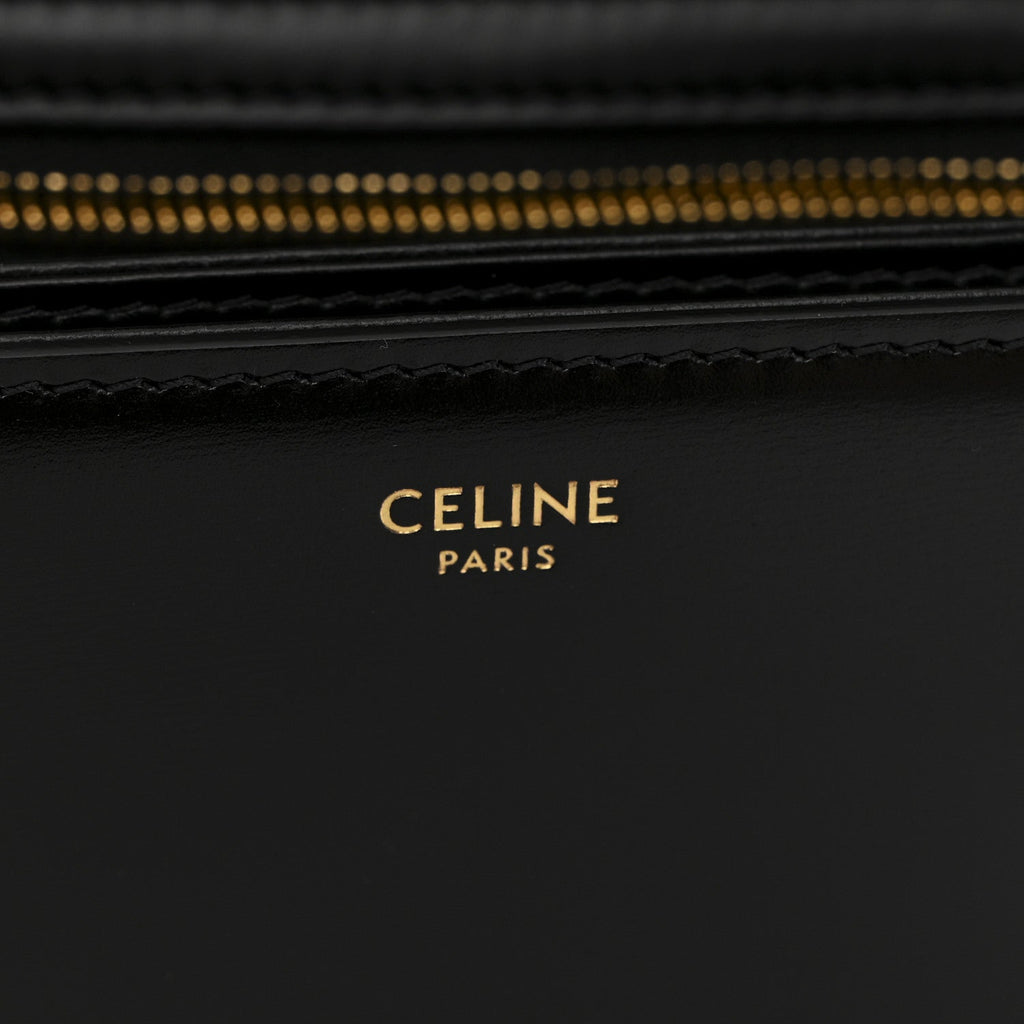 Shiny Calfskin Teen Triomphe Black