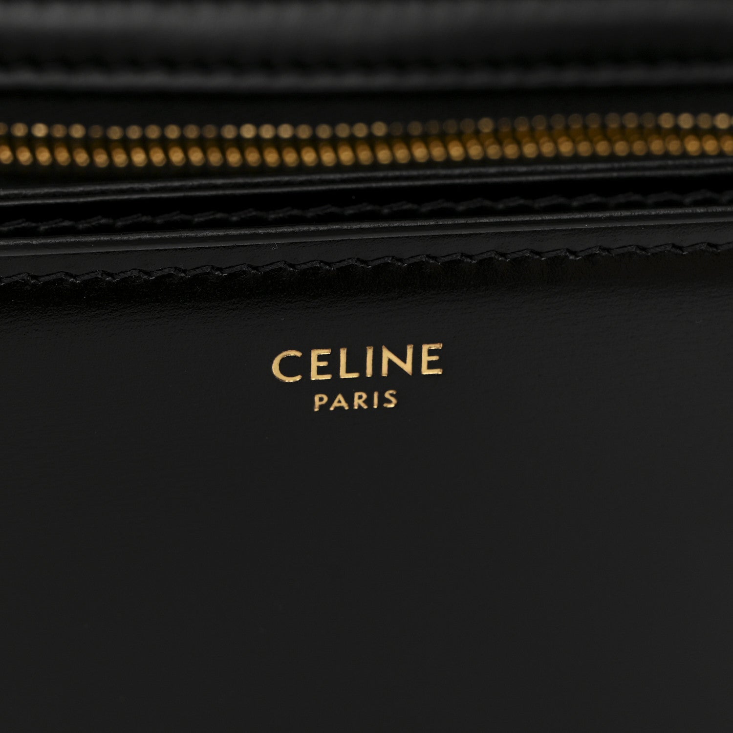 Shiny Calfskin Teen Triomphe Black