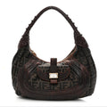 Zucca Nappa Nuvolata Vitello Tortuga Medium Spy Hobo Tobacco Moro