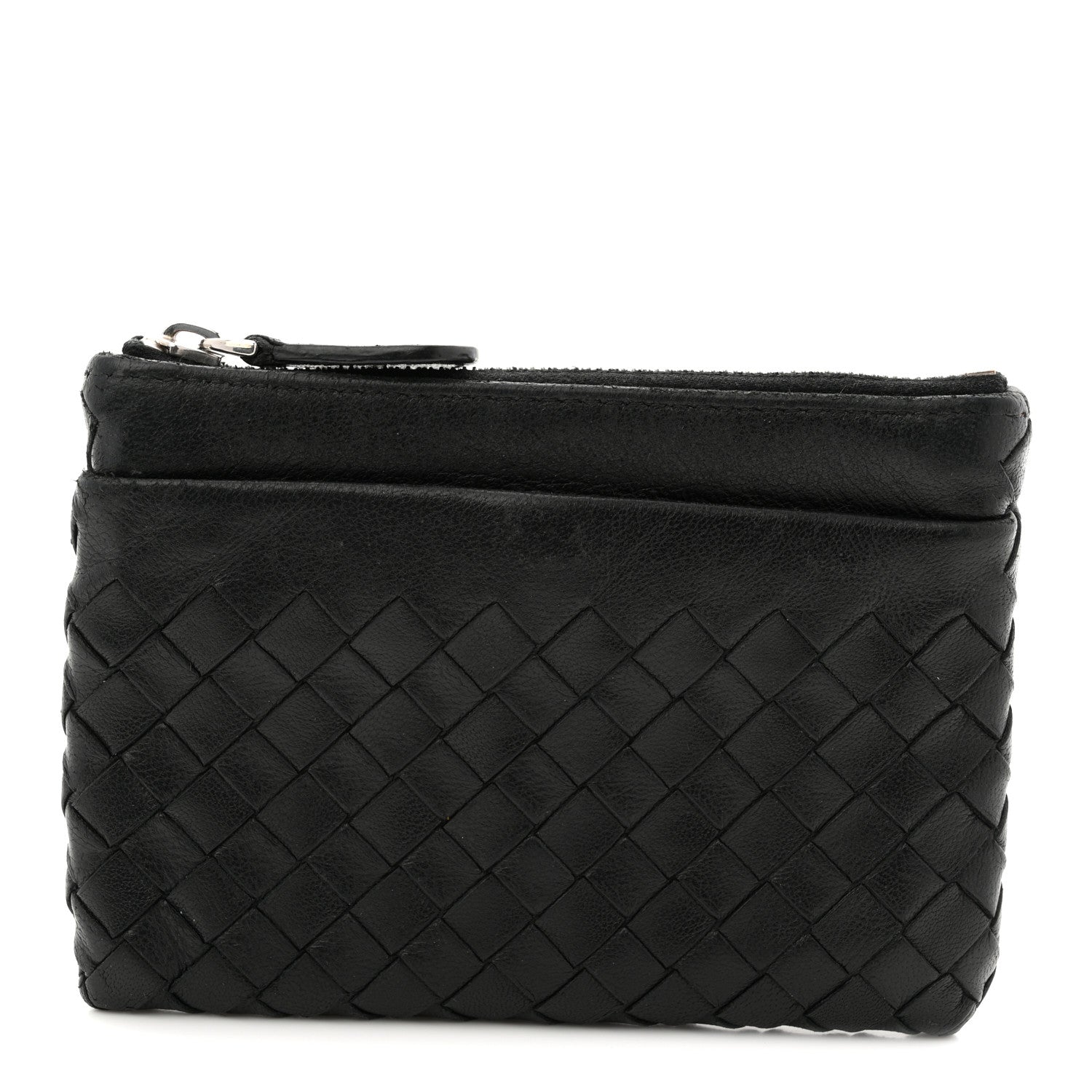 Nappa Intrecciato Key Holder Black
