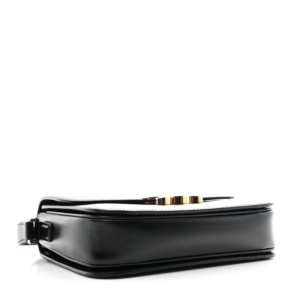 Shiny Calfskin Medium Triomphe Black