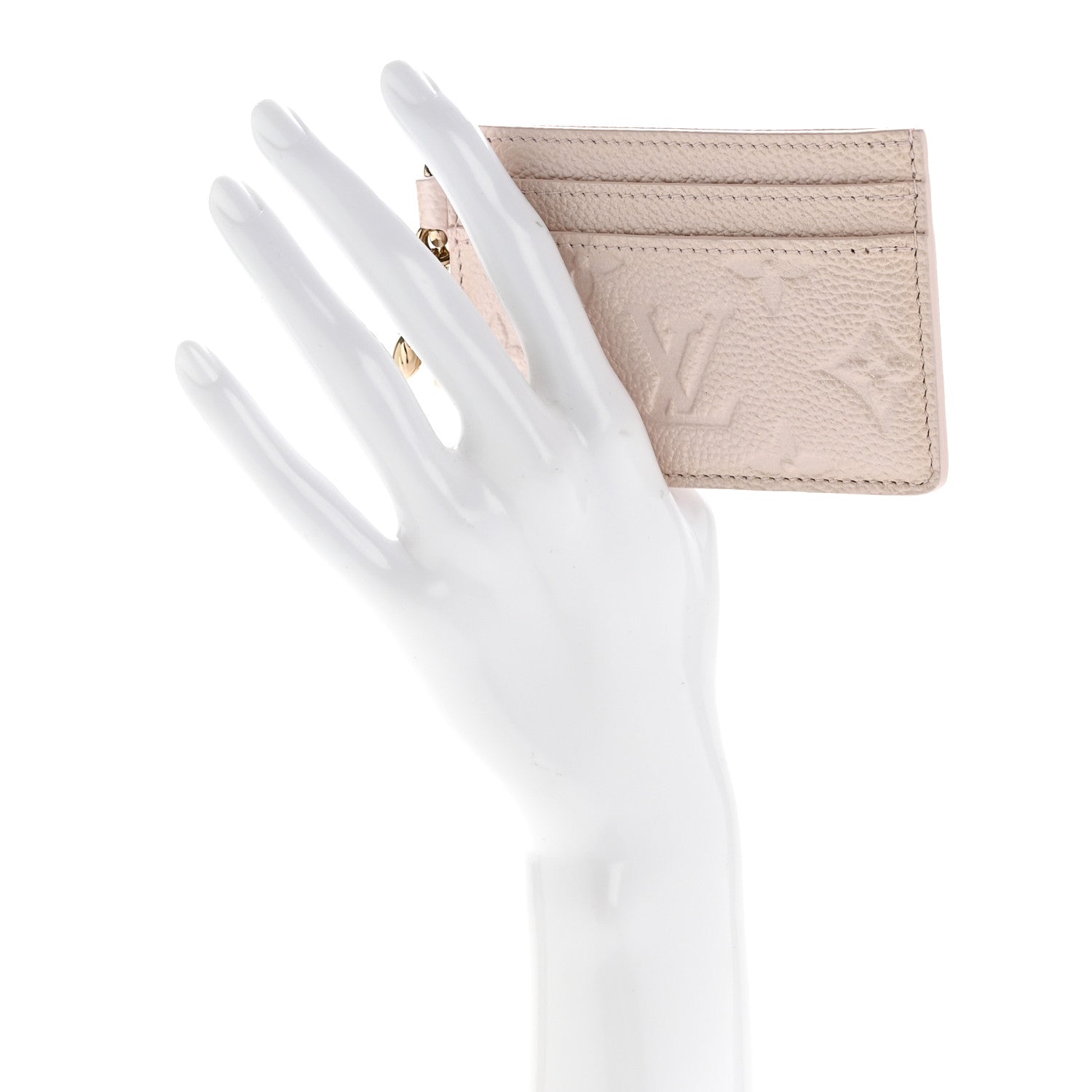Empreinte Monogram LV Charms  Holder Snowy Pearl