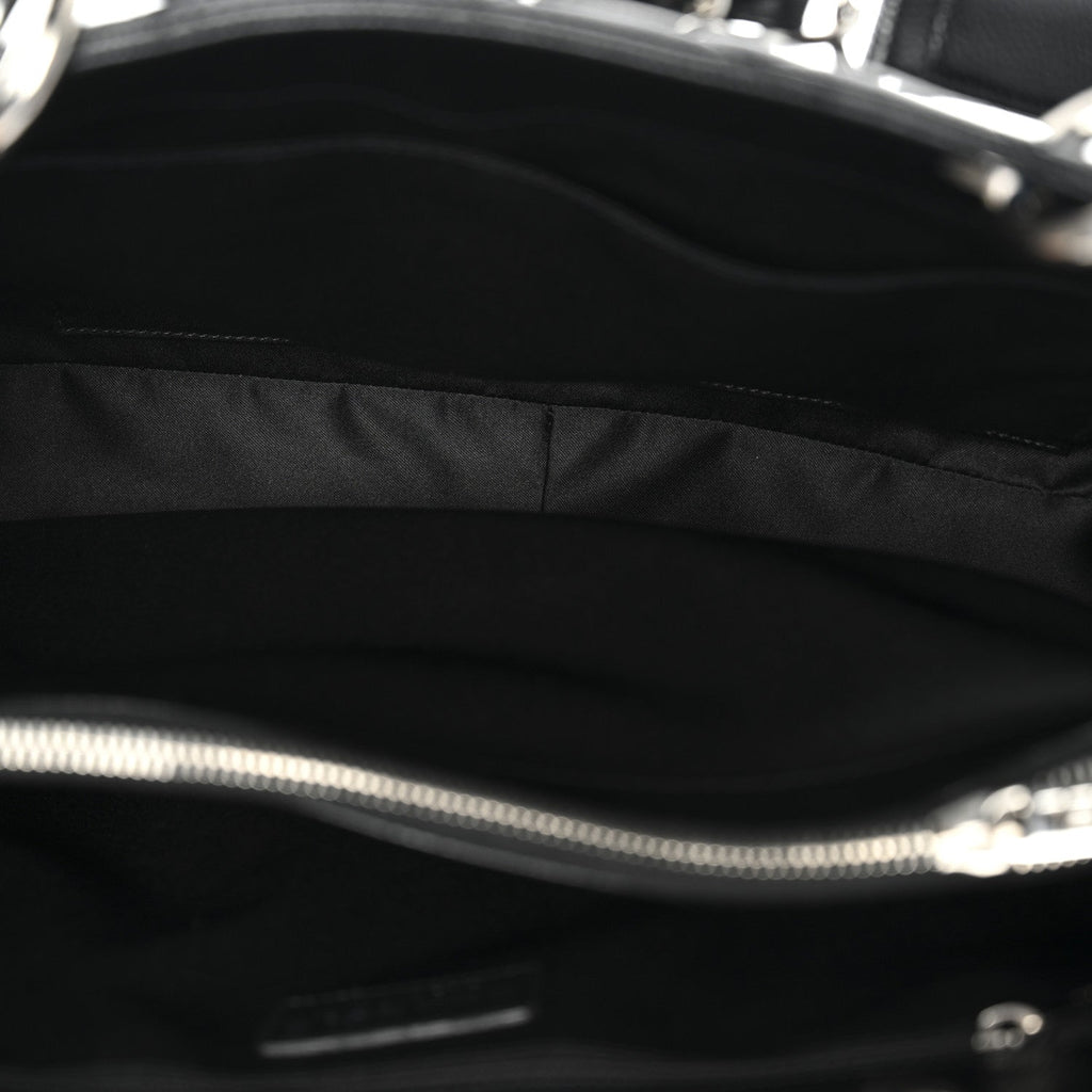 Caviar Quilted Grand Shopping Tote GST Black