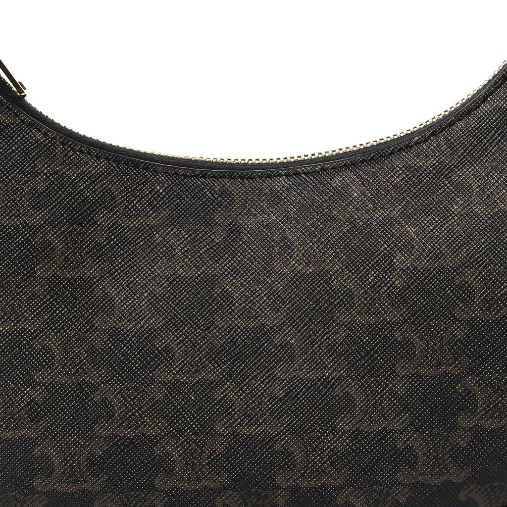 Triomphe Canvas Calfskin Ava Shoulder Bag Tan