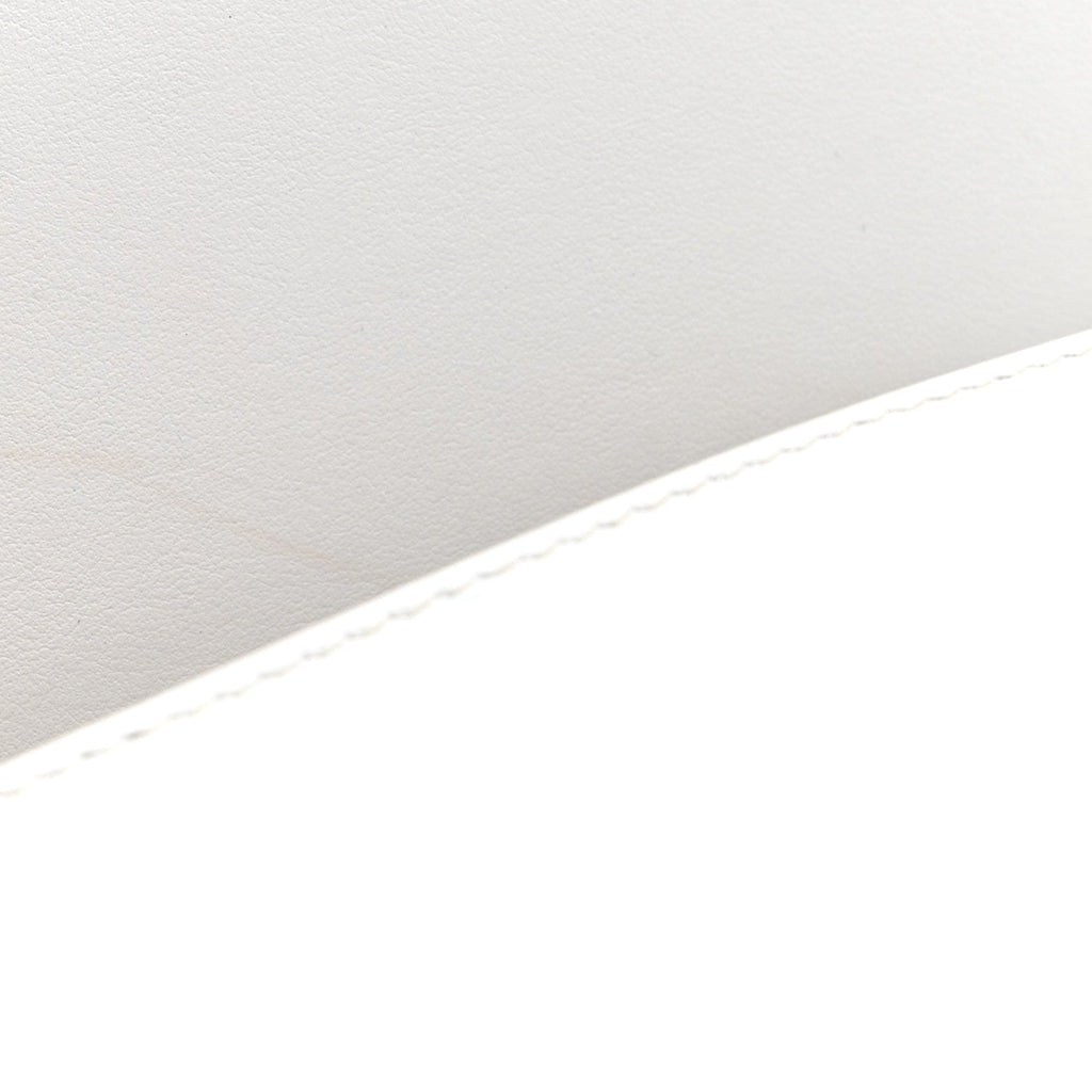 Calfskin DG Logo Flap Crossbody Bag White