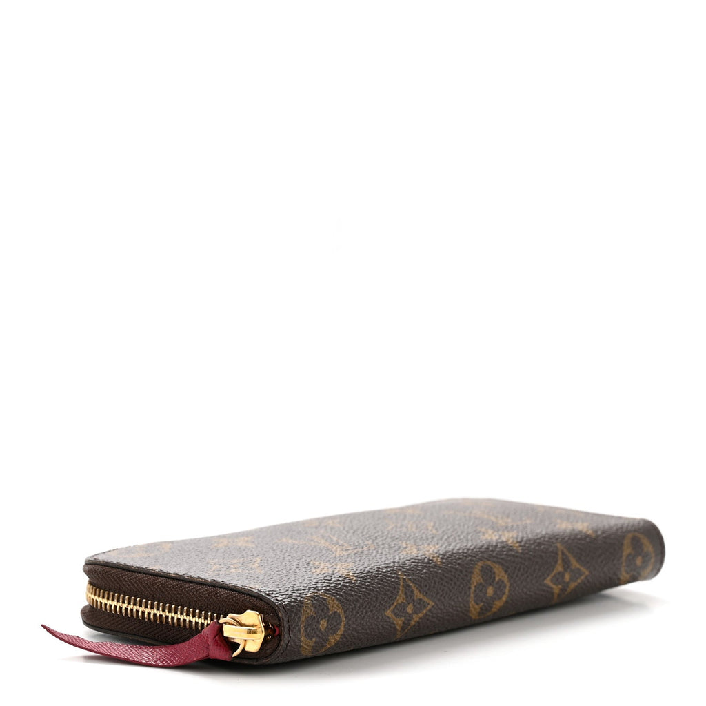 Monogram Clemence Wallet Fuchsia
