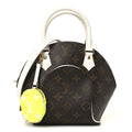 Monogram LV Match Ellipse BB White