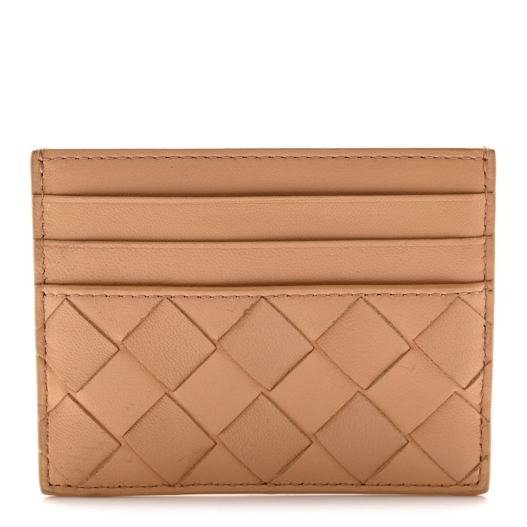 Nappa Intrecciato  Holder Almond