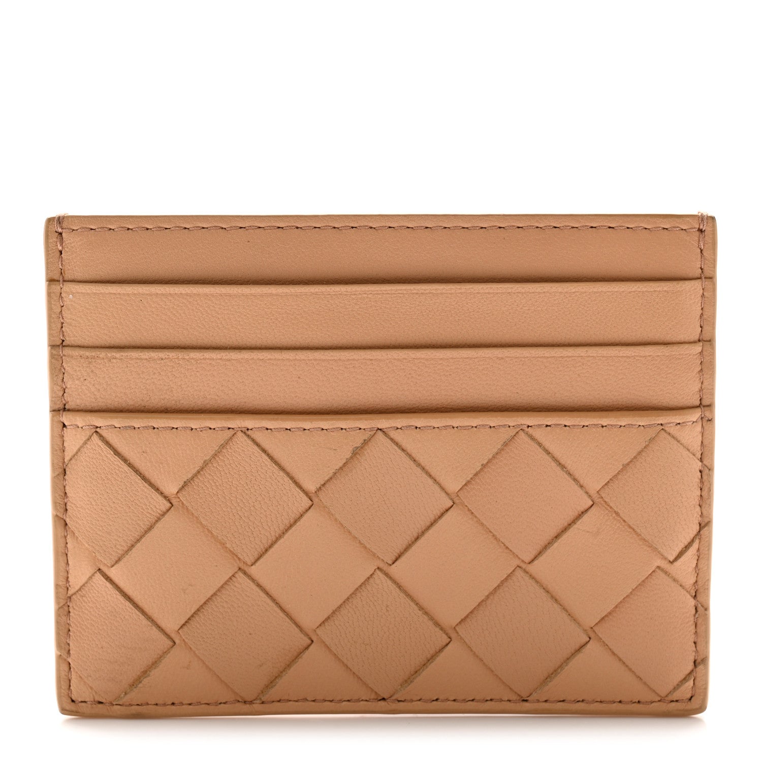 Nappa Intrecciato  Holder Almond