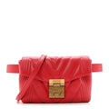 Calfskin Quilted Small Patricia Belt Bag Ruby Red