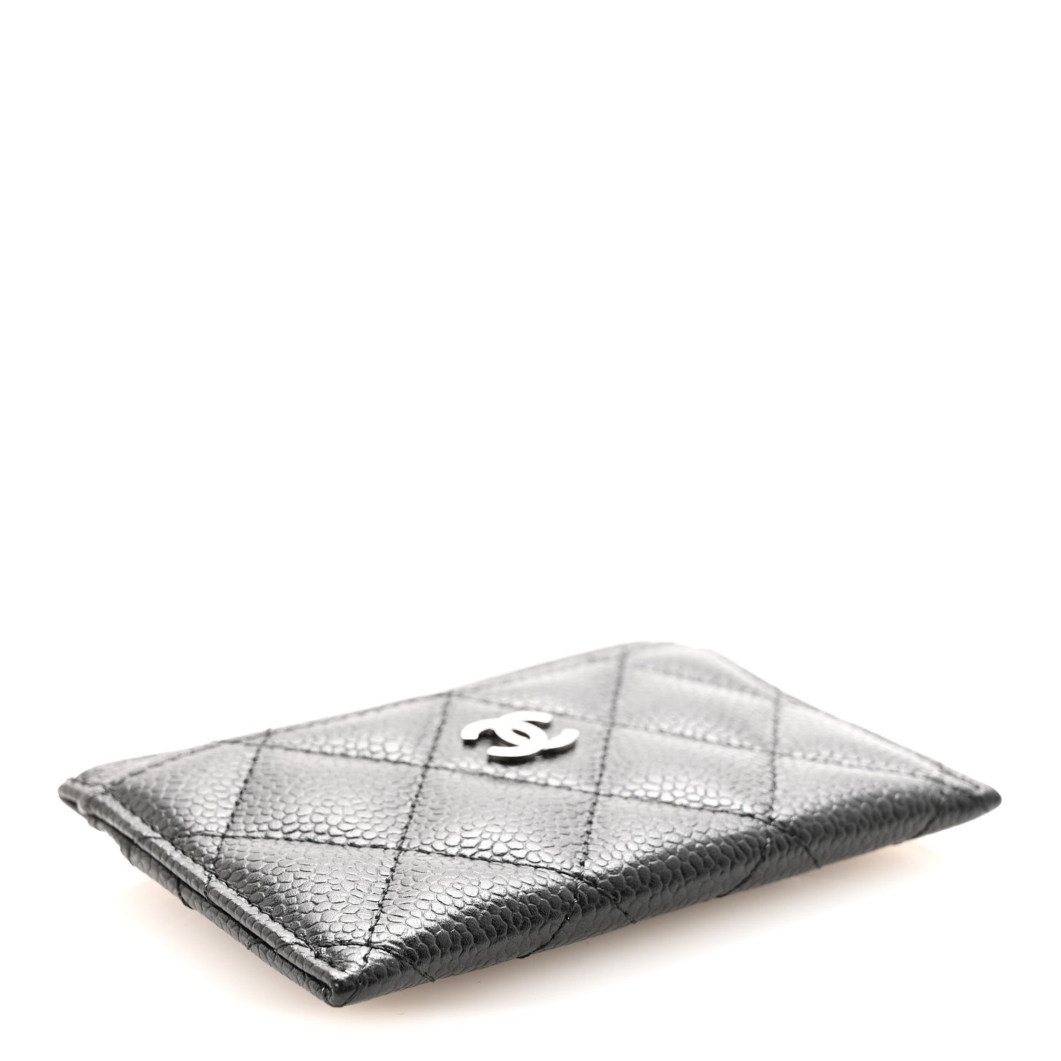 Caviar Quilted  Holder Black
