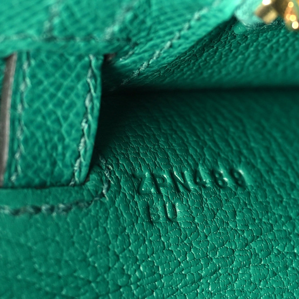 Epsom Kelly Sellier 25 Vert Jade