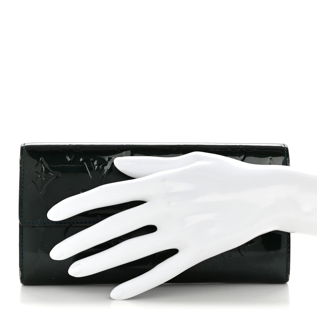 Vernis Sarah Wallet Blue Nuit